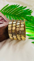 VIHANTH HANDMADE GOLD COIN BANGLE VH009