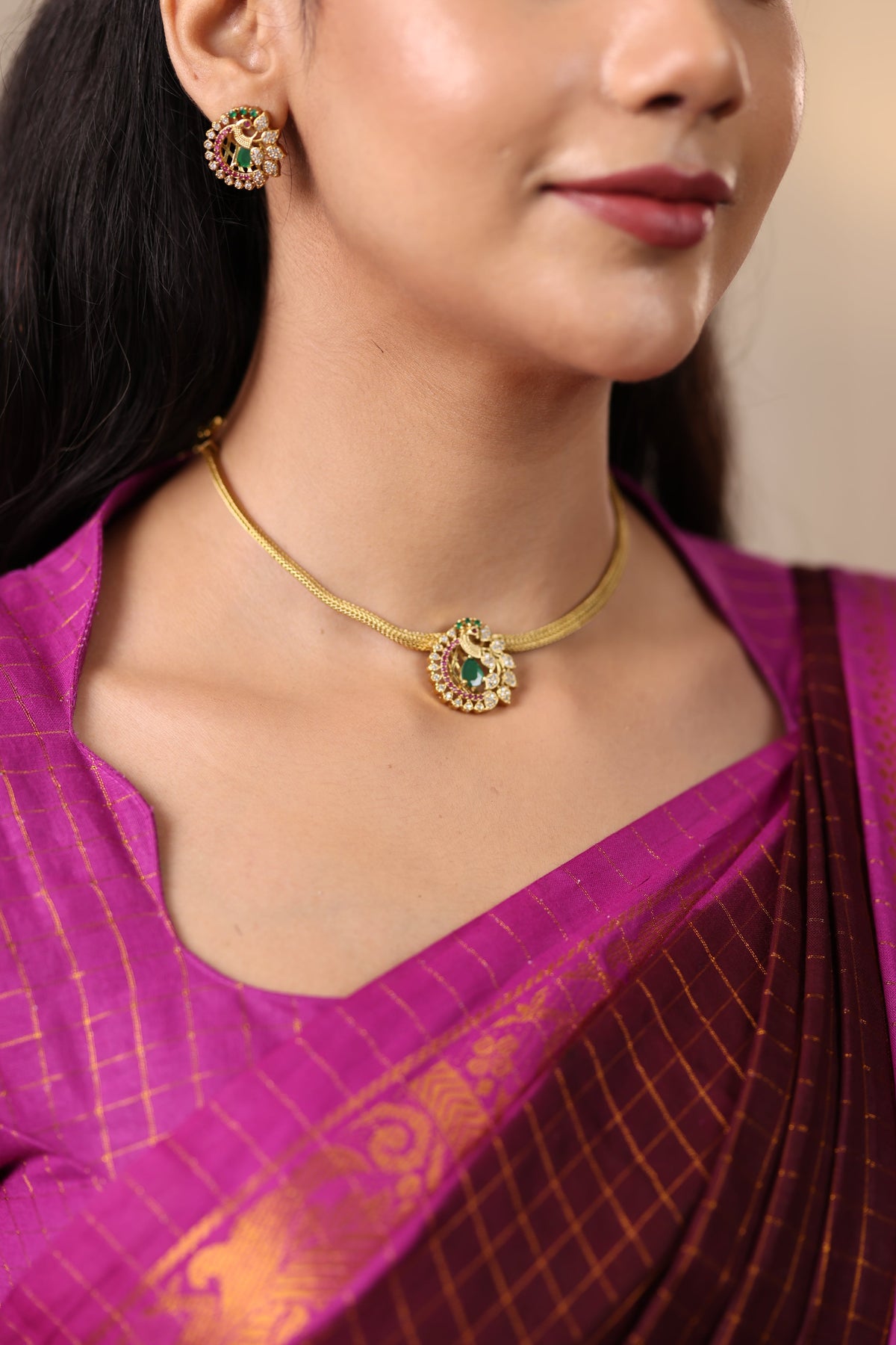 Aria Crystal Pendant Necklace