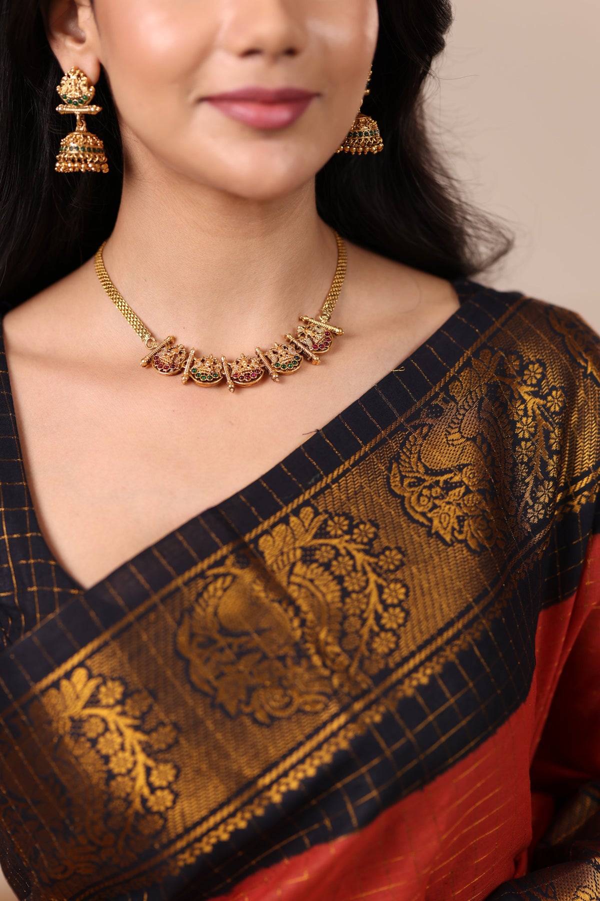 Mia Multicolour Antique Necklace