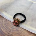 VH Handmade Red kundan Hair band