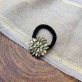 VH Handmade white Diamond kundan Hair band