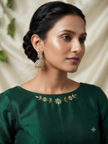 Gold Rhodium plated Jhumka