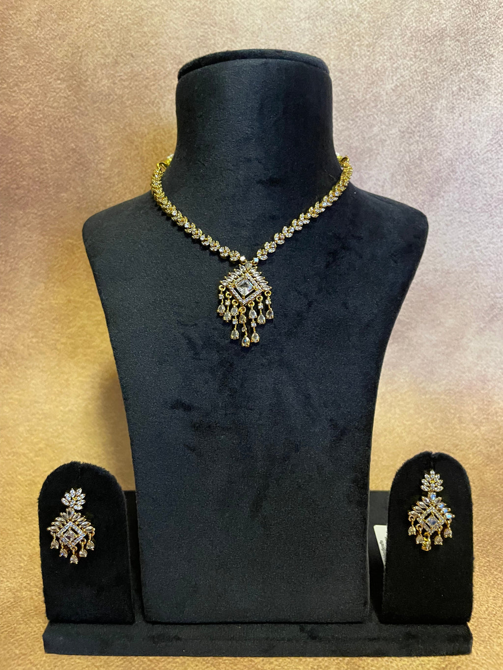 Diamond AD necklace