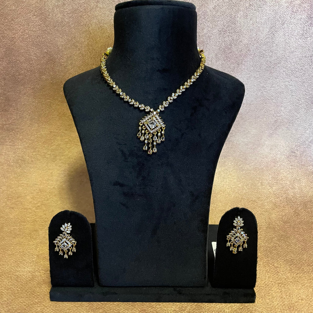 Diamond AD necklace