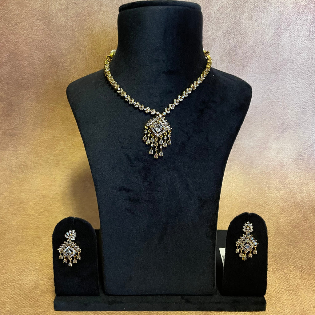 Diamond AD necklace