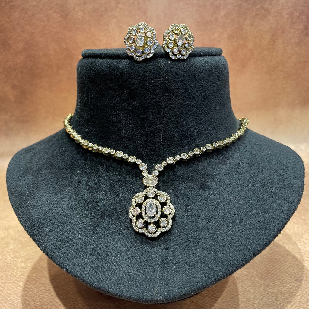 AD White Necklace