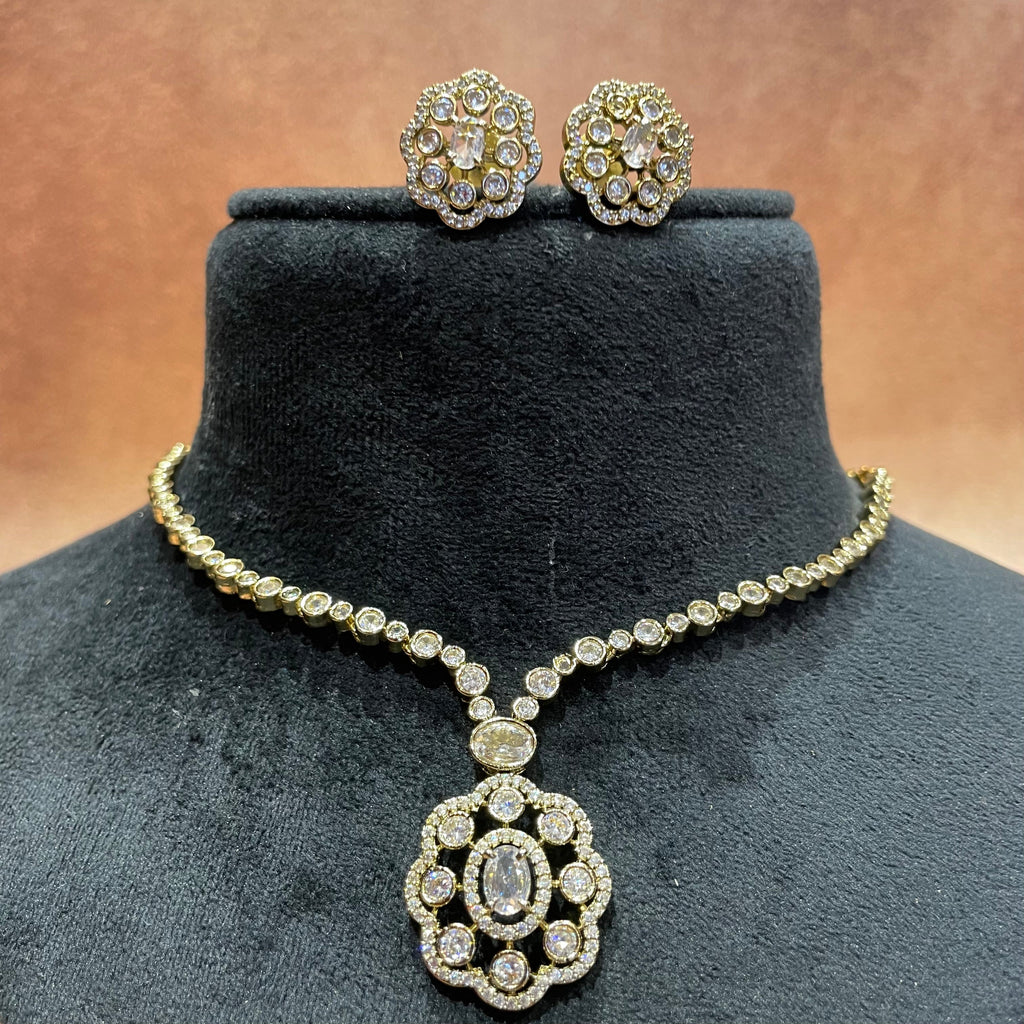 AD White Necklace