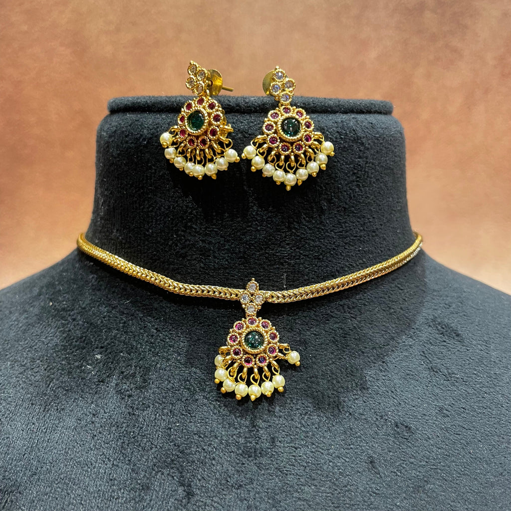 Nira Pearl Drop Necklace