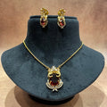 Anika Ruby Pendant Necklace