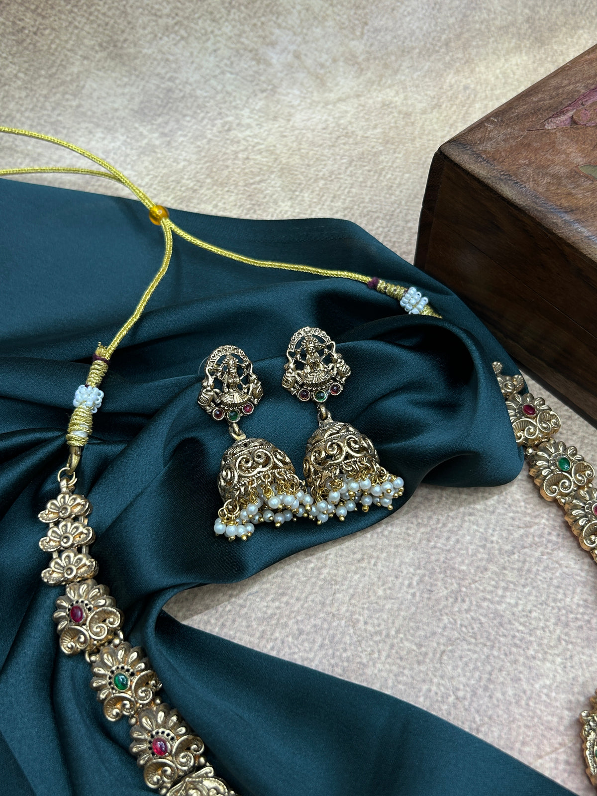 Antique Lakshmi Temple Haram Set