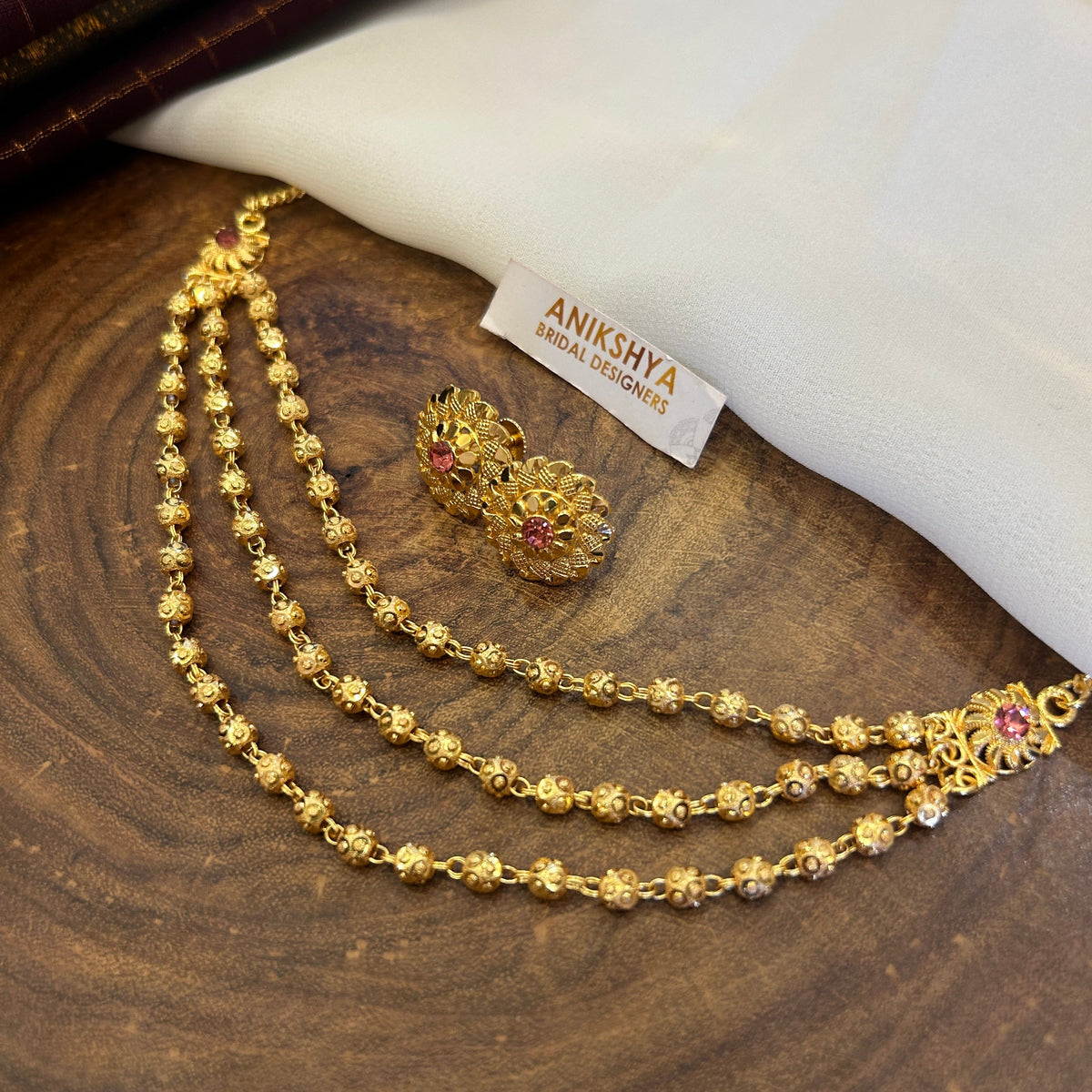 Tanvika multi layer antique necklace