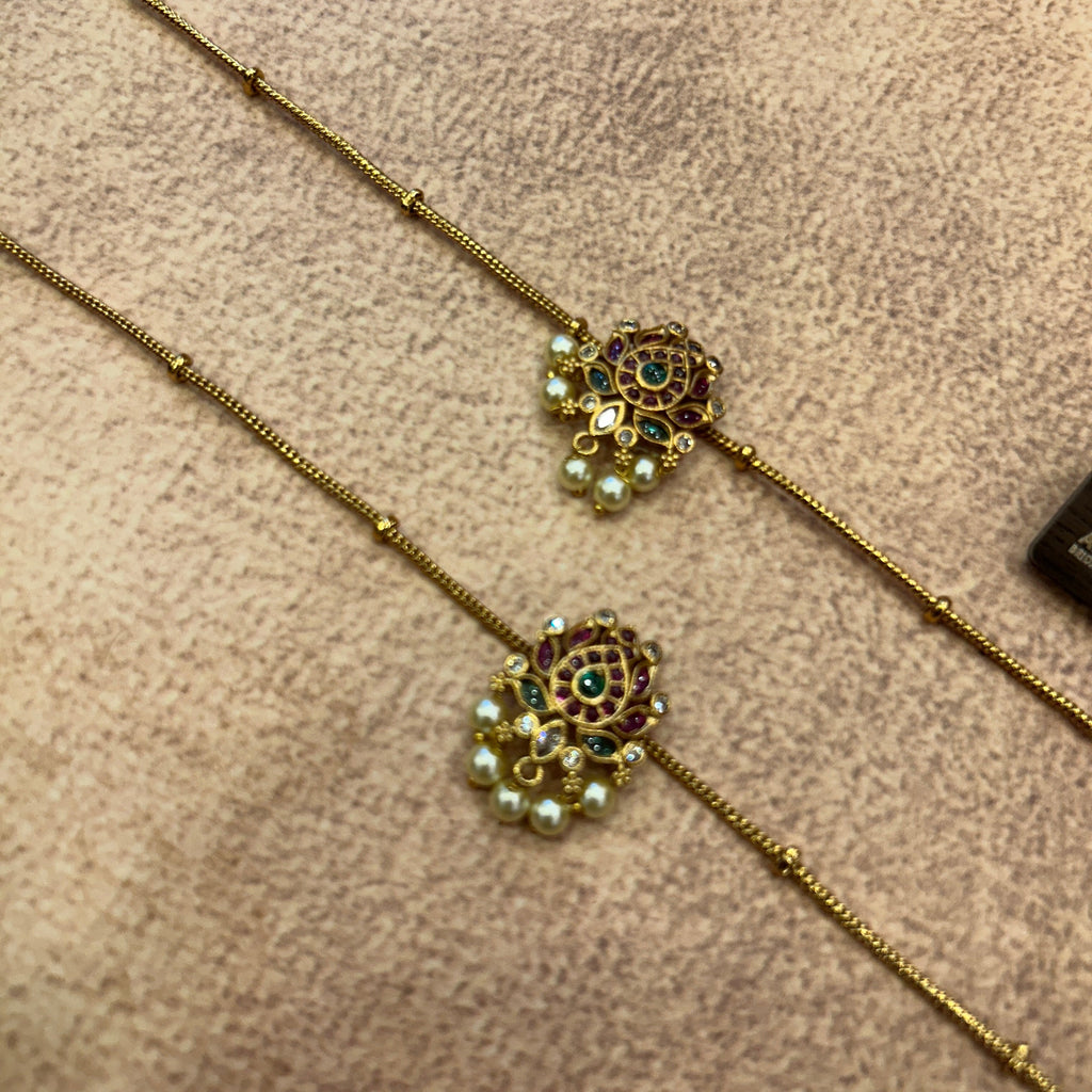 Grace Pearl Drop anklet
