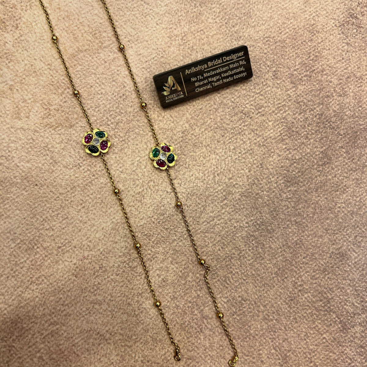 Mithra Multi color Anklet