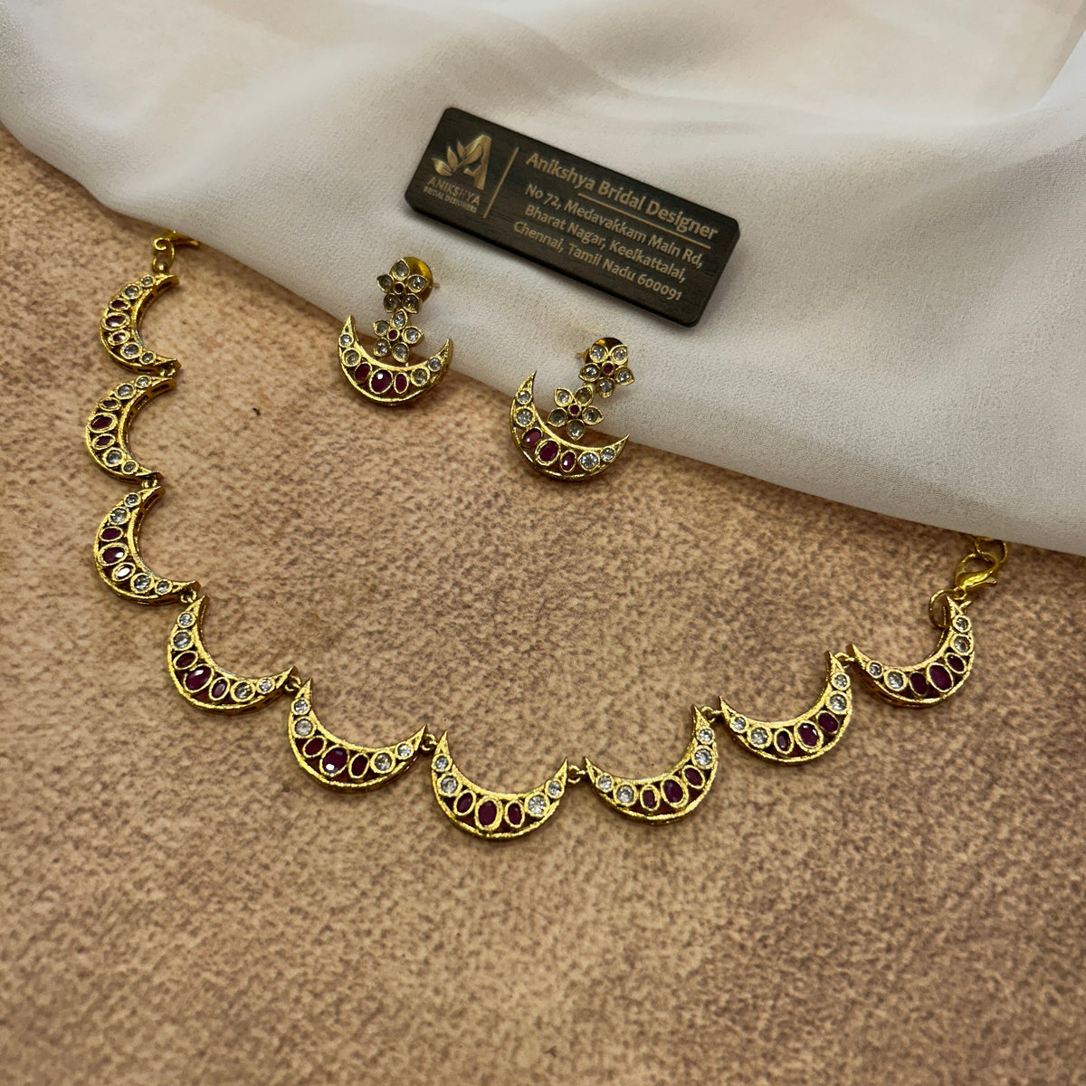 Chandini Half moon necklace