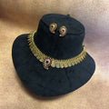 Lakshmi coin antique necklace