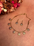 Antique Kemp Floral Necklace Set
