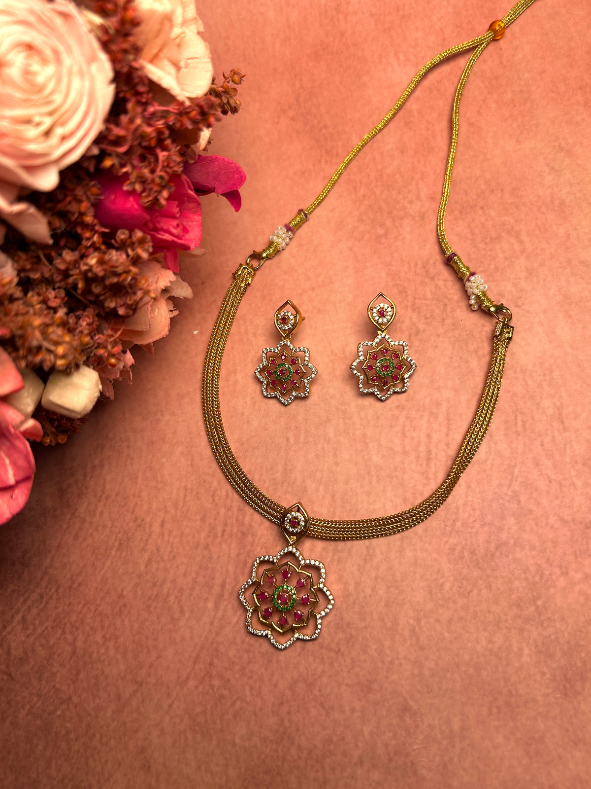 Mandala Antique Necklace Set
