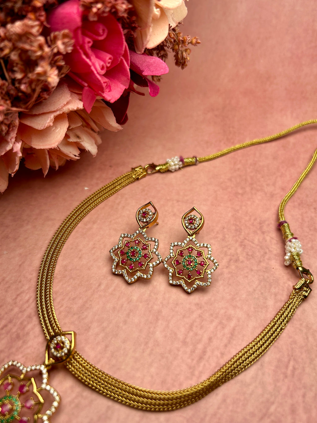 Mandala Antique Necklace Set