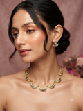 Crescent Multicolour Necklace set