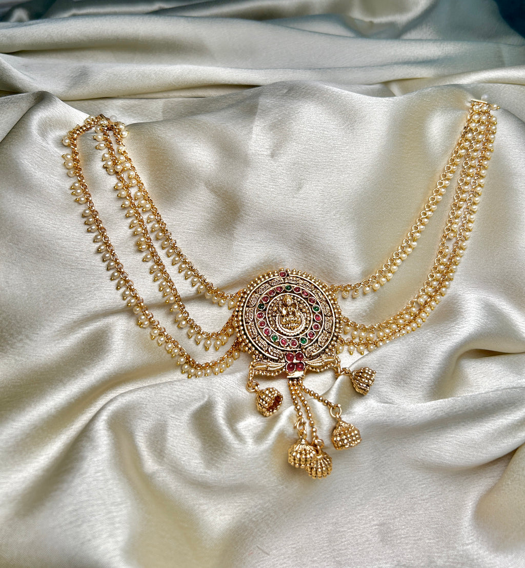 Antique Pearl Layered Juda Pin